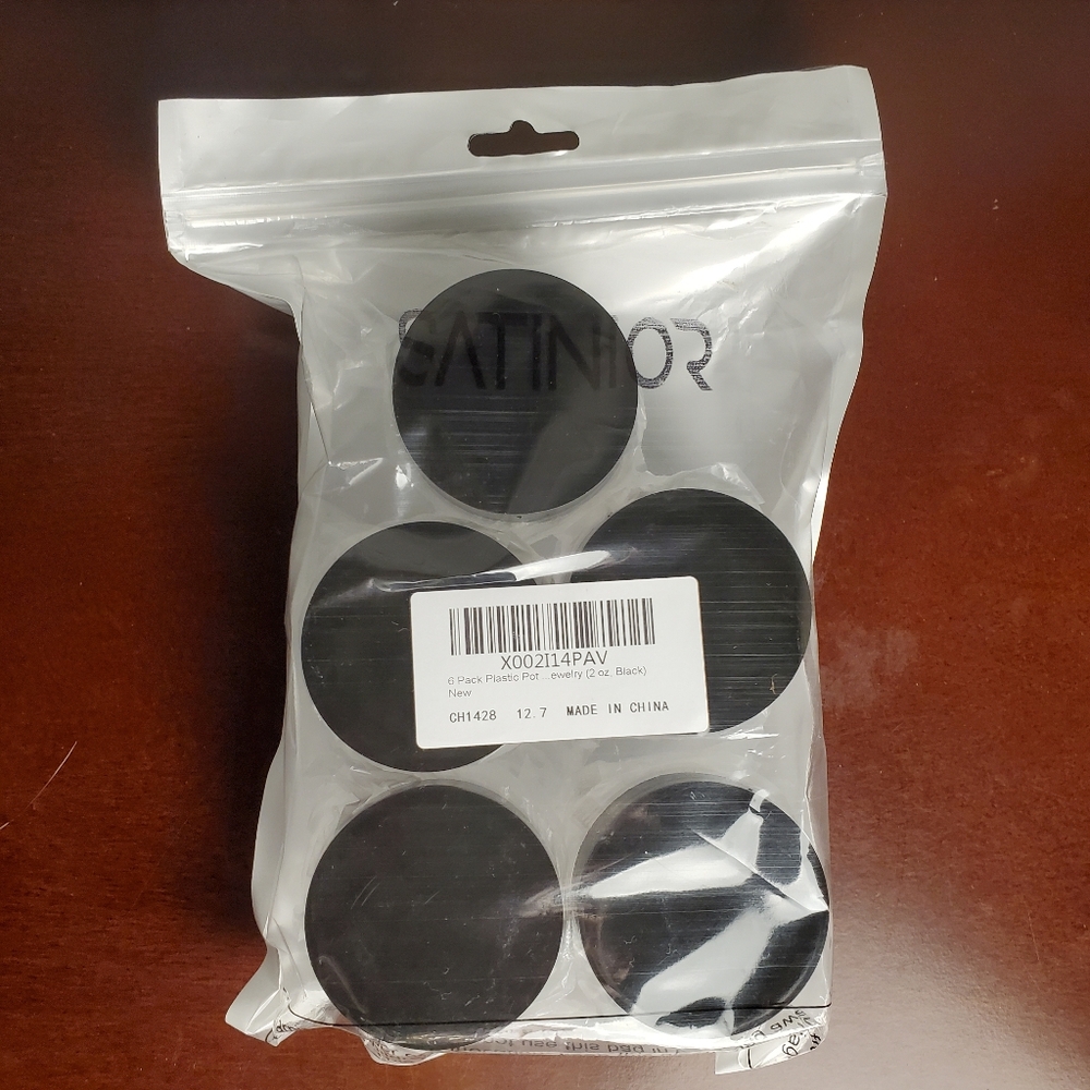 3/$15 - Satinior 2 oz Plastic Jars Containers With Lids